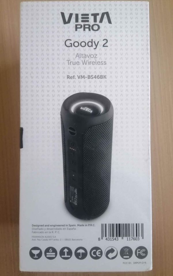 El Hencha El Hencha Kits Mains Libres Bluetooth Speaker vieta pro goody 2
